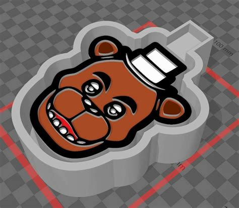 STL File Five Nights At Freddys Freddy Mold 3D Printer Design To