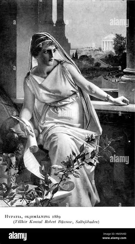 Julius Kronberg Hypatia 1889 Stock Photo Alamy