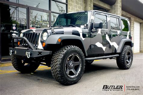 Jeep Wrangler with 20in Grid Offroad GD4 Wheels exclusively from Butler ...