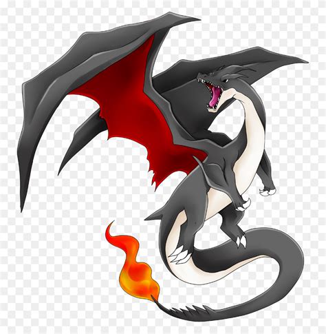 Pokemon Shiny Mega Charizard Y Pokedex Evolution, Moves - Charizard PNG - FlyClipart