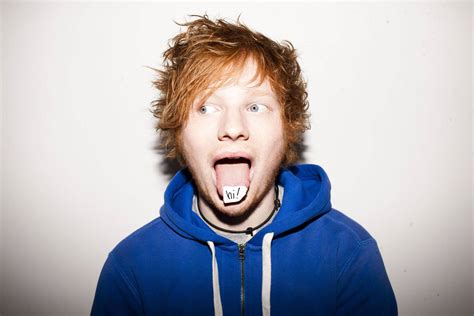 Download Ed Sheeran performs a comedic facial expression. Wallpaper ...