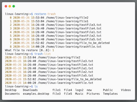 Command Line Recycle Bin For Linux System By Yash Sugandh Dev Genius