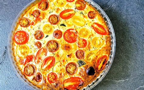 Quiche Sans Pâte Aux Légumes D été Recette Madiet