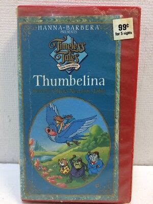 Timeless Tales From Hallmark Thumbelina VHS 1990 Hanna Barbera