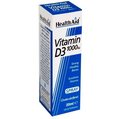 HealthAid Vitamin D Spray 1000iu Pharmacy Health From Chemist