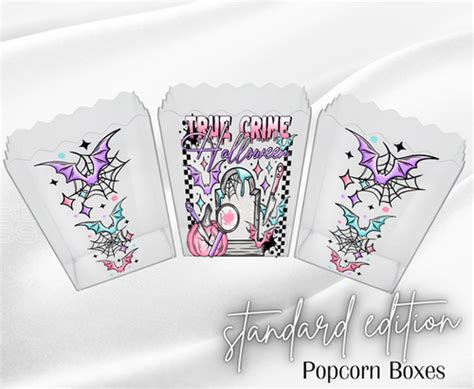 True Crime Halloween Popcorn Decals Set Of BOSS Babe Wholesale