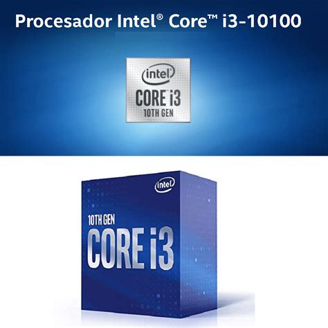 Procesador Intel Core I3 10100 3 6ghz 6mb Lga 1200 Gen 10th Blue