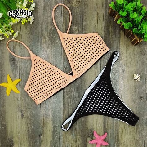 New Hollow Out Triangle Bikini Set Bikinis Women Sexy Brazilian