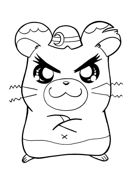 Dessin Hamtaro Dessins Anim S Colorier Coloriages Imprimer