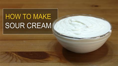 Homemade Sour Cream Recipe How To Make Sour Cream Easy Homemade Hot Sex Picture