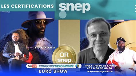 Les Révélations sur DISQUE DOR de FALLY IPUPA par SNEP FRANCE