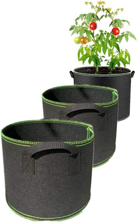 YKKJ 3 Pcs Sacs de Plantes Sac de Culture de Plantes avec Poignées