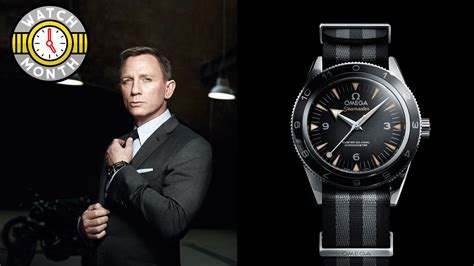 james bonds omega seamaster  spectre  gq