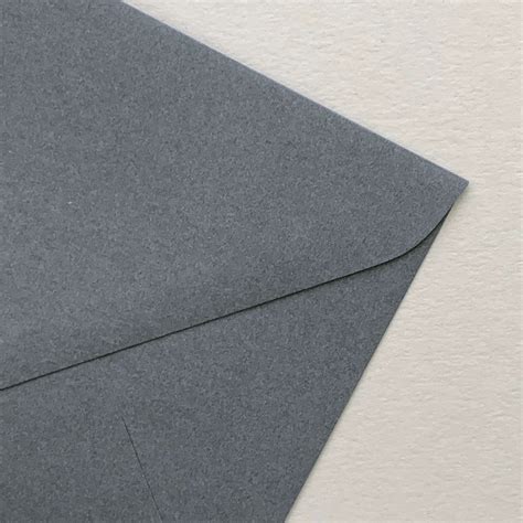 Gmund Colors Matt C Euro Flap Envelope Gsm Pewter