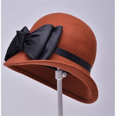 100 Pure Wool Felt Hat Kentucky Derby Hats Autumnwinter Italy Women