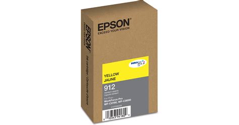 Epson DURABrite Pro 912 Standard Capacity Yellow Ink T912420 B H