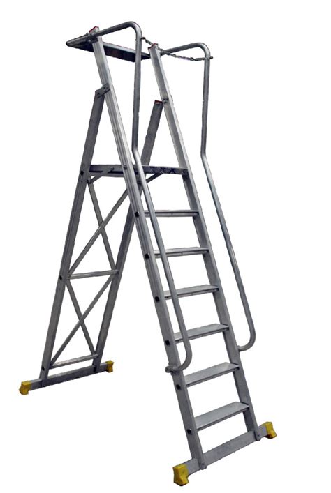 Aluminium Work Platform Ladder — Al Jarsh