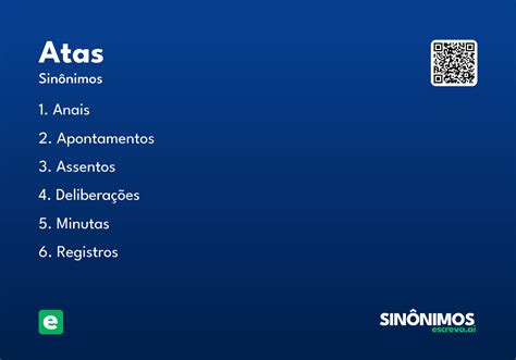 Atas Significado - Atas - Significado e Sinônimo - escreva.ai