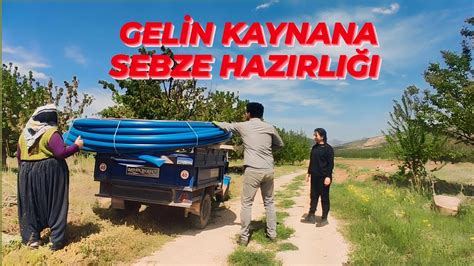 BAHÇEDE SEBZE HAZIRLIĞI vlog çiftçi village köy bahçe doğa tarım