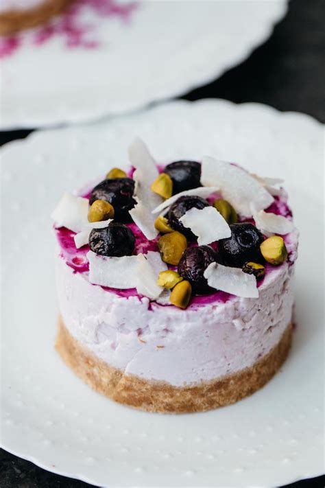 Cheesecake L Ger Au Skyr Myrtille Et Pistache Recettes De Cuisine De