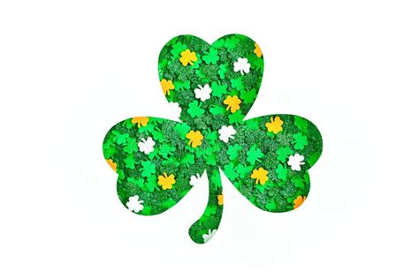 Confetti Shamrock Background Stock Illustrations 1 164 Confetti