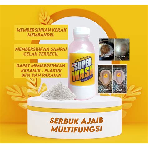 Jual Serbuk Powder Ajaib Pembersih Kerak Membandel Pada Lantai Toilet