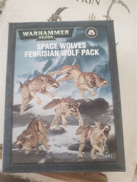 Warhammer 40K Space Wolf Fenrisian Wolf Pack Hobbies Toys Toys