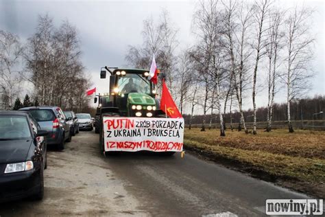 MSZ reaguje na skandaliczny baner na proteście rolniczym w powiecie