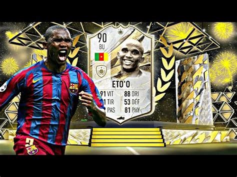 Fifa Sbc Samuel Eto O Icon Mid Faut Il Le Faire Youtube