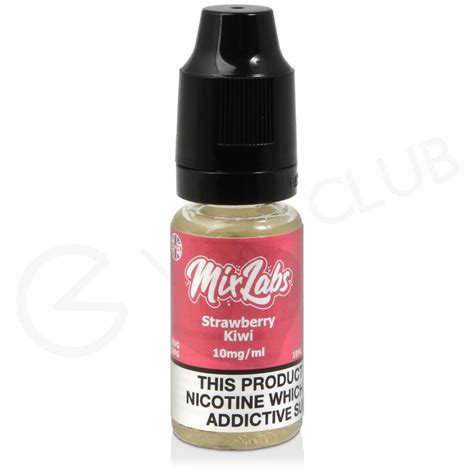 Strawberry Kiwi Mix Labs Nic Salt E Liquid 3 For £10