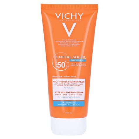 Vichy Capital Soleil Beach Protect Sonnenmilch LSF 50 200 Milliliter