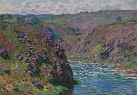 Creuse Vadisi G Ne I Etkisi Claude Monet Pivada