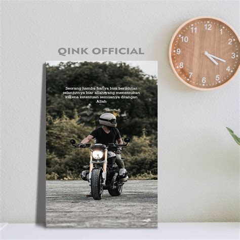 Jual Poster Kayu Quotes Motocross Moto Cross X Yx Oo Wc