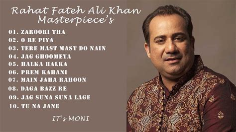 Top Masterpiece Of Rahat Fateh Ali Khan Romantic Song Juke Box