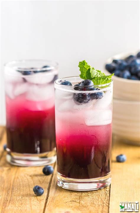 Blueberry Ginger Cooler Recipe Summer Drinks Alcohol Summer Mocktail Recipes Refreshing