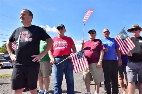 Trump flag-burning met with peaceful protest | Times Leader