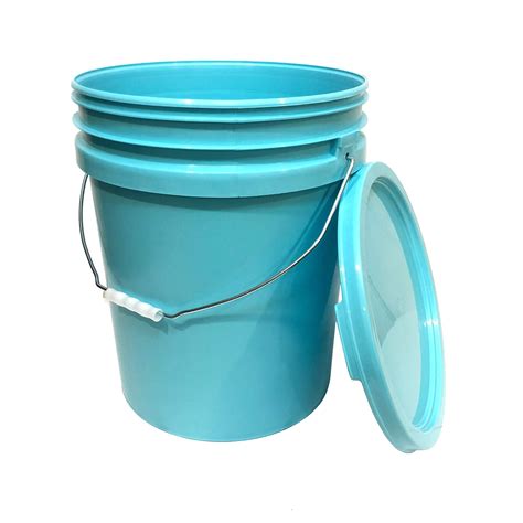 Gallon Buckets Bucket With Lid Multipurpose Tools Pail Steel