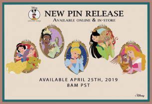 Princess Partners Series 1 Disney Employee Center Pins Disney Pins Blog