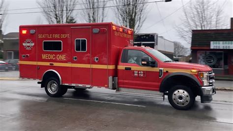 Seattle Fire Medic 18 Medic 31 And AMR Responding YouTube