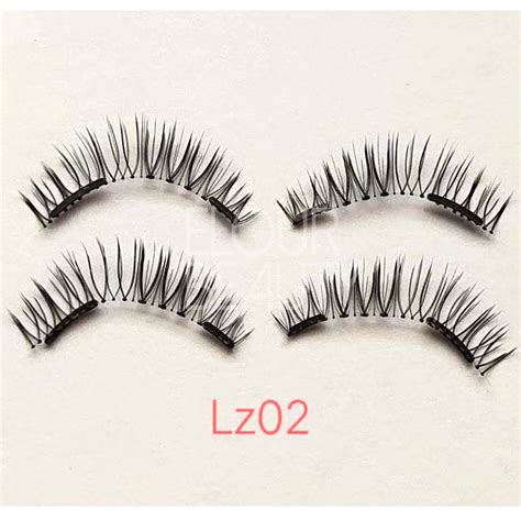 Custom Glue Free D Quantum Magnetic Eyelash With Curler Set Reusable