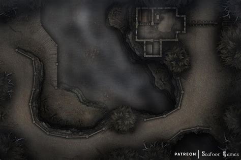 Shadowfell Toll Station X Battlemap Oc Battlemaps Fantasy