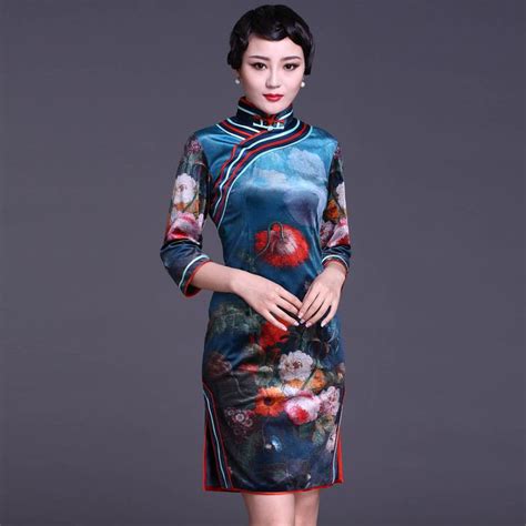 Reformed Cheongsam Cheongsam Dress Dress Traditional Chinese Dress