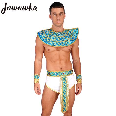 Disfraz De Fara N Egipcio Antiguo Para Hombre Traje De Cleopatra Para