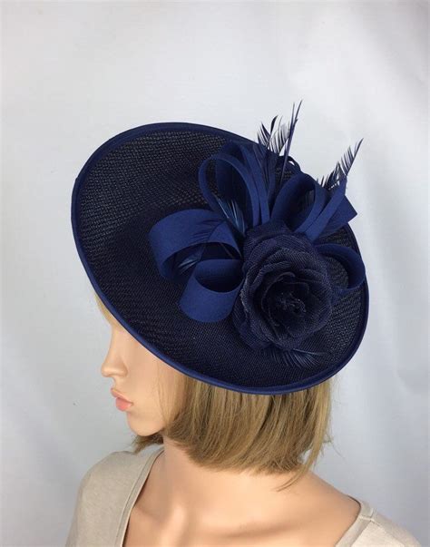 Ukshopprettyelegant1 Navy Blue Fascinator Wedding Mother Of The Bride