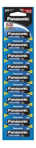 Pilas Panasonic Carbón zinc Aaa 1 Tira Con 10 Piezas 1 5v MercadoLibre