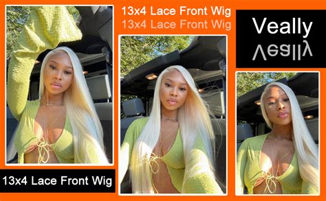 Amazon Platinum Blonde Synthetic Lace Front Wig Pre Plucked Ready