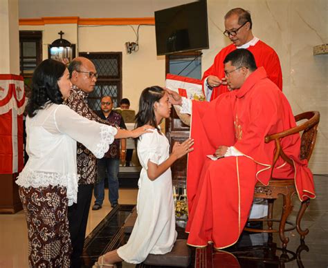 Penerimaan Sakramen Krisma 2023 Paroki St Ignatius Loyola Lanud