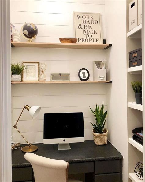 Modern Office With White Shiplap Soul Lane