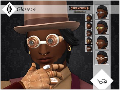 The Sims Resource Steampunked Glasses 4