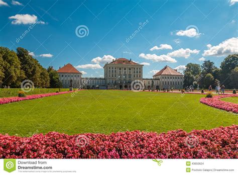 Nymphenburg Palace Gardens in Munich Stock Photo - Image of bayern ...